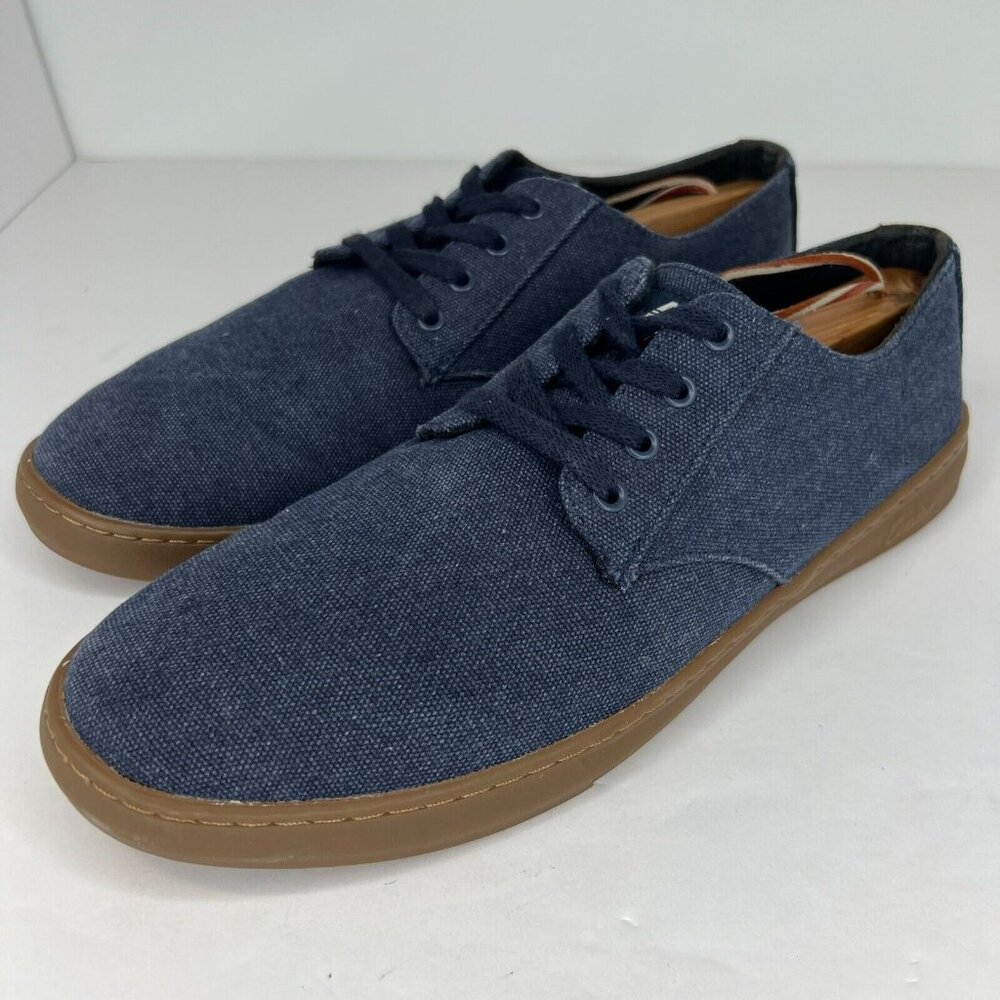 Cuater Mens Blue Travis Mathew Kruzers Round Toe Canvas Size 11 Sneakers